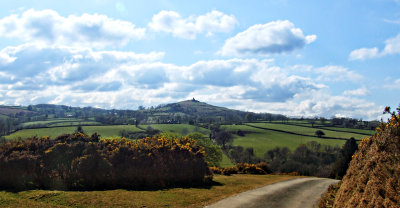 Brentor from the road to Mary Tavy