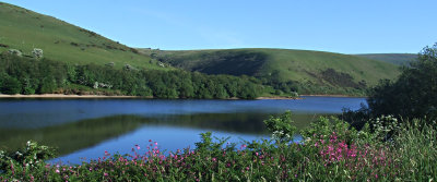 Reflections at Meldon Reservoir.