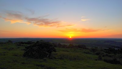 July Sunset from Dartmoor