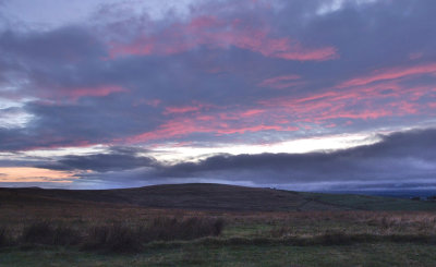 Sunset after-glow.