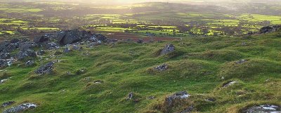 Periglacial Thufur mounds at Cox Tor