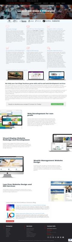 Web Design And Web Development San Diego