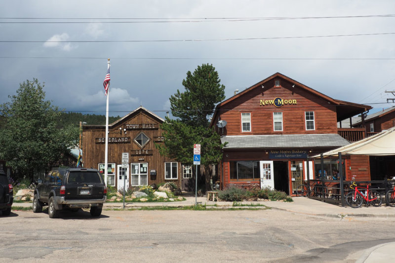 On a street in Nederland, CO