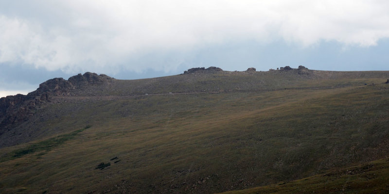 The Trail Ridge Road sweeps across the frozen Tundra