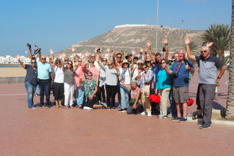 The tour group