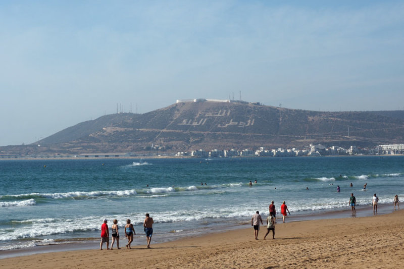 The fort behind the beach