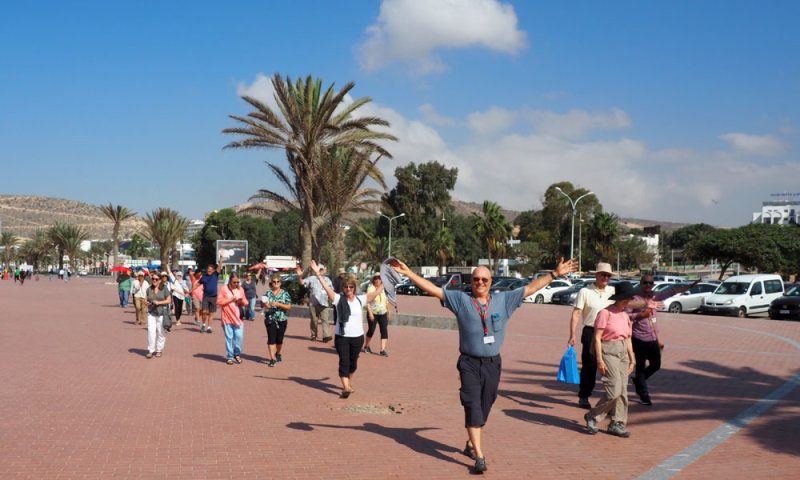 The tour group