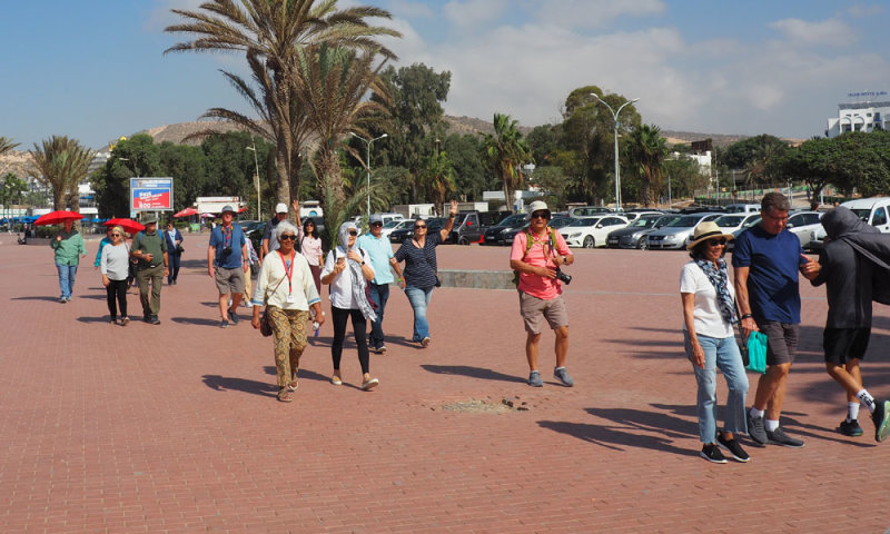 The tour group