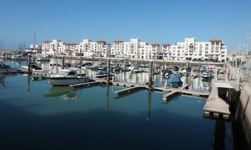 The marina