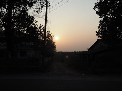 Early morning in Dhoni, Kerala