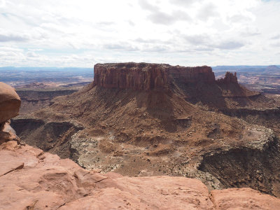 Canyonlands NP - At the end of the Grand View Point Overlook trail