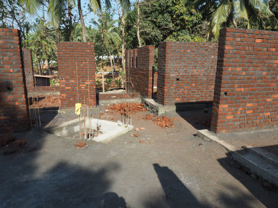 Cousin's house under construction