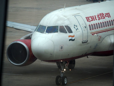 Dirty Air India plane at MAA