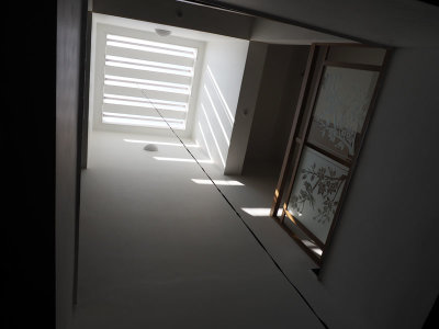 Opening to the sky in the living room