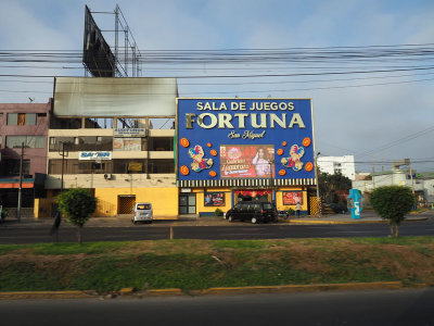 Early morning on the steets of Lima on the way to the airport