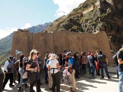 The wall of the six monoliths, Temple of the Sun, Ollantaytambo