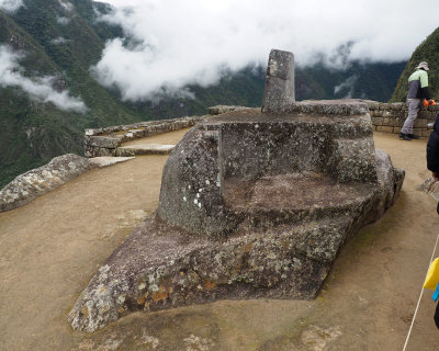 The Intihuatana in Machu Picchu