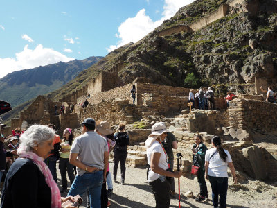 At the Temple of the Sun, Ollantaytambo