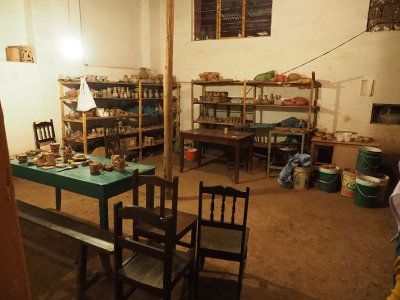 Workshop of one of the brothers at whose home we had dinner