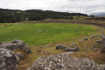 Remains of the reservoir at Sacsayhuaman