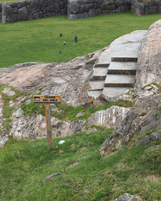 The kings' throne at Sacsayhuaman