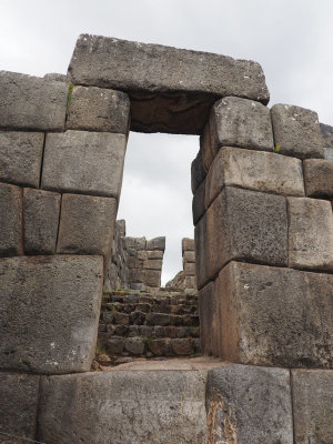 Gateways to upper levels of the fortress at Sacsayhuaman