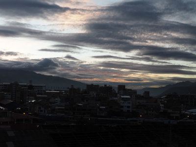 Morning in Cusco as we get ready for the drive to Puno