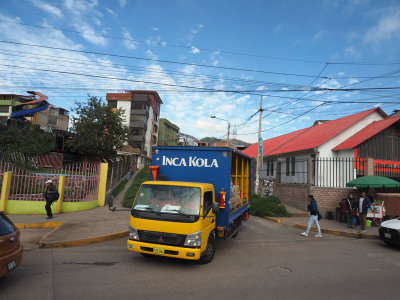 Inca Cola, the soft drink of Peru
