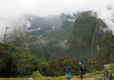 A view at Machu Picchu