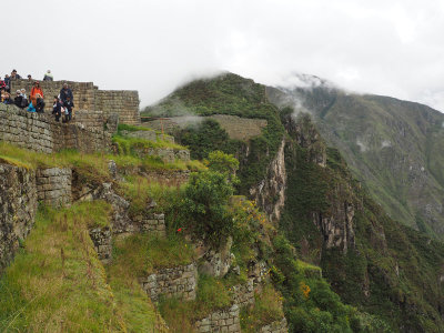 Terrace walls at Machu Picchu