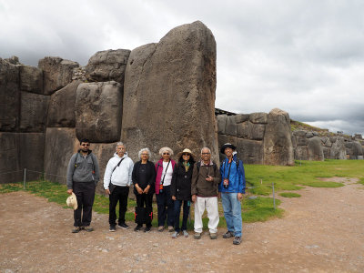 First wall of Sacsayhuaman fortress, Cusco, Peru