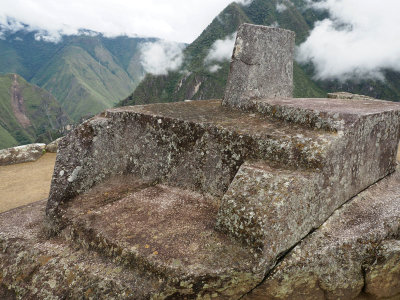 The Intihuatana in Machu Picchu
