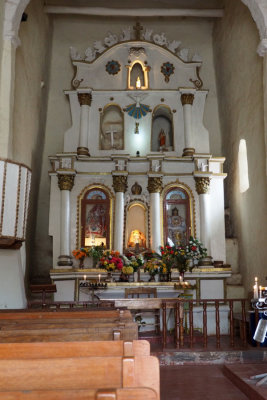 Inside the church at Raqch'i