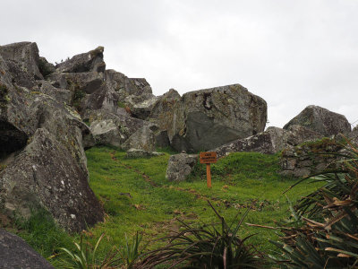 The quarry next to the ruins