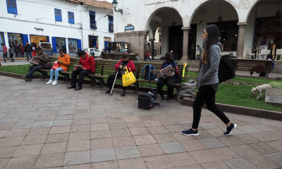 Street scene in Cusco, Peru