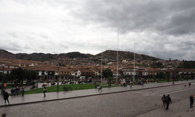 Cusco under threatening skies