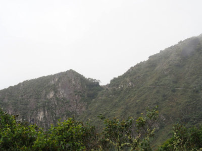 The Inca Trail through the pass