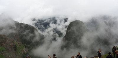 Panorama - The Clouds at Machu Picchu