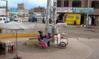 On the streets of Juliaca, Peru