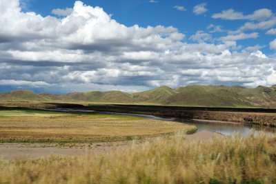 The waterway on the Altiplano (High Plains) of Peru