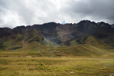 The place of the beginnings of the Urubamba river