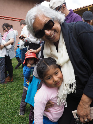 Children of the school at  Raqch'i