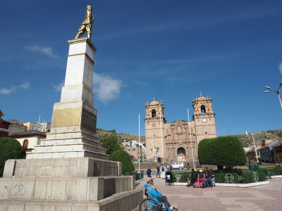 The Plaza de Armas at Puno
