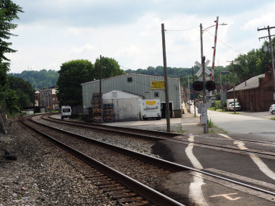 Riding through West Newton, PA