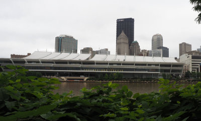 The Convention Center across the Allegheny river