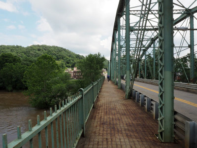 On the brisge to West Newton