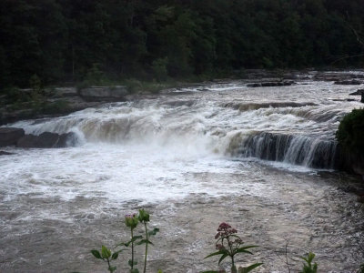 The Ohiopyle waterfall