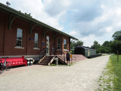 Repurposed West Newton train station