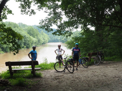 By the Youghiogheny river on the Great Allegheny Passage