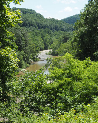 Viewpoint of the Youghiogheny river